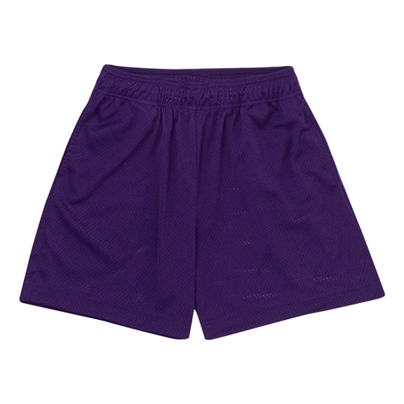 Vhkiploz Swimming Trunk for Men's Solid Color Mesh Breathable Sports Shorts Casual Training Active Workout Vacation Cropped Beach Pants with Pockets Purple 3XL