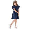 thumbnail image 6 of Tkrady Girls Dresses Spring Summer New Casual Cute Short Sleeve Dress Princess Dresses, Sizes 2-10 Years, 6 of 6