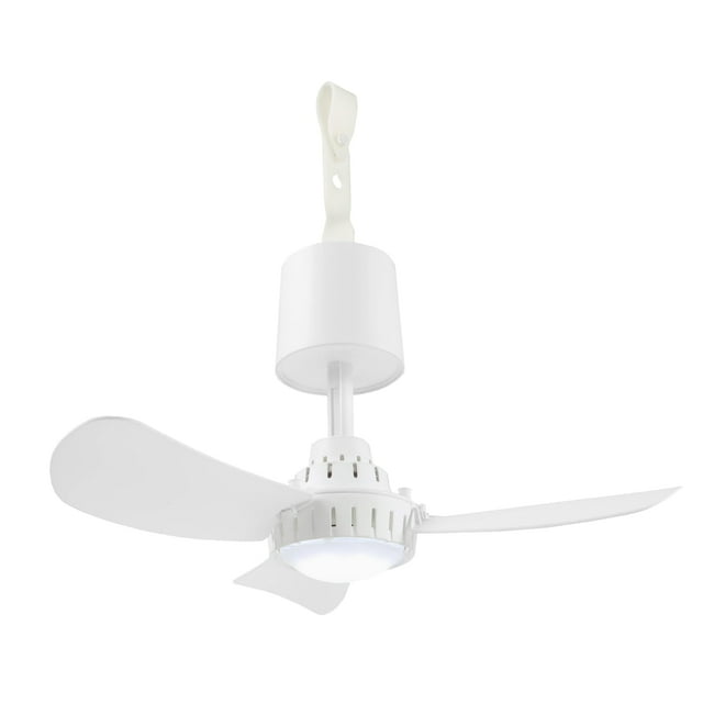 Ventilador de techo Treva de 15 pulgadas, remoto recargable, LED, portátil