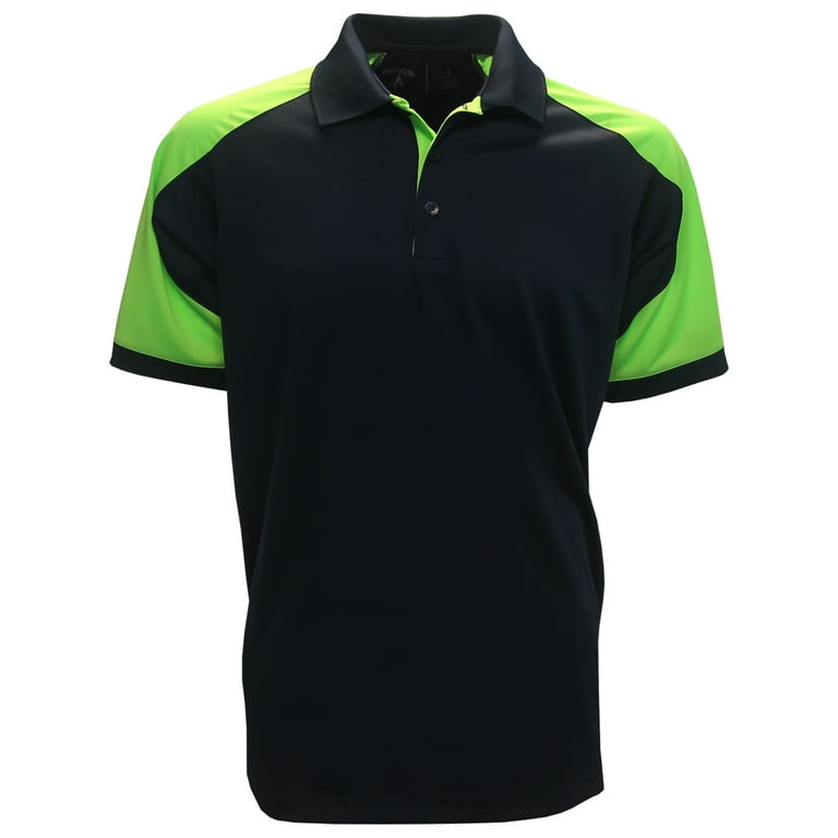 Antigua Century Desert Dry Performance Polo Golf Shirt Large Navy