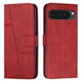 thumbnail image 2 of Compatible for Google Pixel 8 Pro Wallet Case,[Magnetic Closure][Kickstand][Wrist Strap][Card Holder Slots] RFID BlockingTPU Interior Protective PU Leather Folio Flip Shockproof Cover,Red, 2 of 11