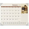 Visual Organizer Puppies Monthly Desk Pad