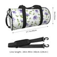 thumbnail image 2 of Easygdp Purple Chicory Bolsa de Viaje, Bolsa de Mano, Bolsa de Gimnasio, Bolsa de Equipaje para Viaje, 2 of 5