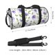 thumbnail image 2 of Fotbe Purple Chicory Bolsa Deportiva de Lona Plegable con Estampado, Bolsa de Gimnasio con Bolsillo Seco/Húmedo, Bolsa de Viaje Ultraligera de Gran Capacidad, 2 of 6