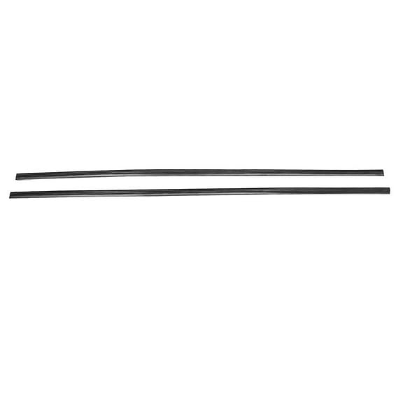 Unique Bargains 2pcs 24" Windscreen Window Bracketless Wiper Blade Rubber Refill Strip for Car
