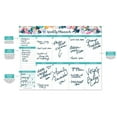 Weekly Bloom Chart bloom daily planners Horizontal Weekly Planning Pad, Floral, 8.5