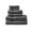 Charcoal, variant on Gracie Mills Emrys 100% Egyptian Cotton 6-Piece Towel Set - GRACE-12490