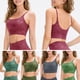 thumbnail image 5 of Sujetador deportivo para mujer Estampado Elástico Transpirable Almohadilla extraíble Yoga Correr, 5 of 8