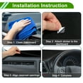 thumbnail image 7 of Unique Bargains Dash Cover for Nissan Murano 2015-2019 Non-Slip Center Console Dash Cover Mat Polyester Silicone Gray, 7 of 7