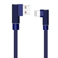thumbnail image 1 of Langgg Double Elbow USB Cable 2A Sync Data Nylon Woven TPE High Speed Charging Cable for Android/IOS/Type-C, 1 of 6