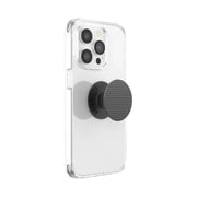 PopSockets Adhesive Phone Grip, Holder, Phone Stand, Black - Knurled Black