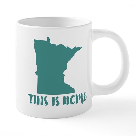 CafePress - Minnesota This Is Home - 20 Oz White Ceramic Mega Mug