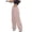 Pink, variant on Women's Casual Pants for Women Low Rise Cargo Trousers with Pockets and Buckle Loose Fit Straight Leg Woven Everyday Wear