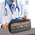 thumbnail image 5 of Jiueut Aztec Tribal Stethoscope Storage Bag for Medical Professionals Nursing Stethoscope Bag Men Stethoscope Case Organizer for Clinics Use Stethoscope Case Kit for Women, 5 of 7