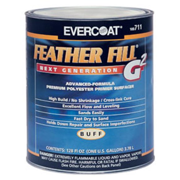 Fibre Glass-Evercoat FIB-711 Featherfill G2, Buff, 1-Gallon