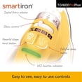 thumbnail image 5 of TG1600 Pro Plus 1800 Watt SmartIron with Auto Lift - for Clothes, Sewing, Quilting and Crafting Ironing | Diamond Ceramic-Flow Soleplate Steam Iron, Yellow, 5 of 7
