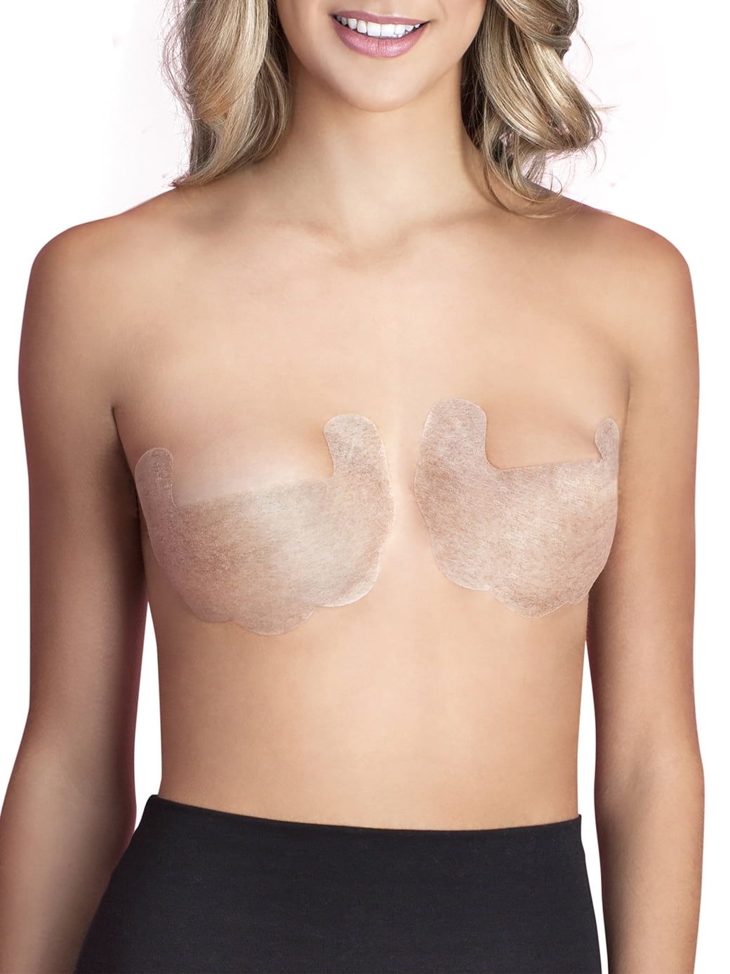 Lingerie Solutions Women's Disposable Adhesive Backless Strapless Body Bra Nude