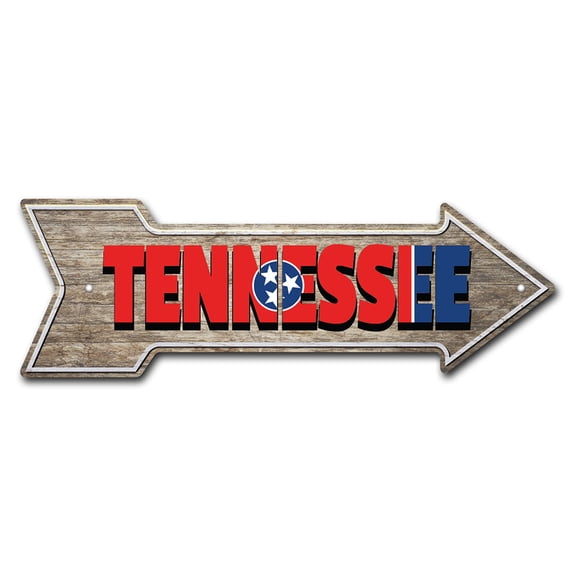 SignMission P-ARROW8-999580 8 x 24 in. Wide Tennessee Arrow Sign