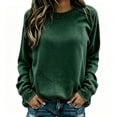 thumbnail image 6 of Hearthz Vintage Oversized Sweatshirt for Women Raglan Long Sleeve Drop Shoulder Crewneck Sweatshirts Women Fall Winter Womens Pullover Sweatshirt, 6 of 8