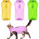 thumbnail image 1 of Traje de recuperación para gatos de 3 piezas, traje de recuperación para gatitos, alternativa de cuello electrónico para gatos y perros, traje de pijama antilamer la piel abdominal, 1 of 5
