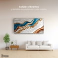 thumbnail image 2 of Cuadro Decorativo Canvas Abstracto Estratos Dorados 120x60, 2 of 3