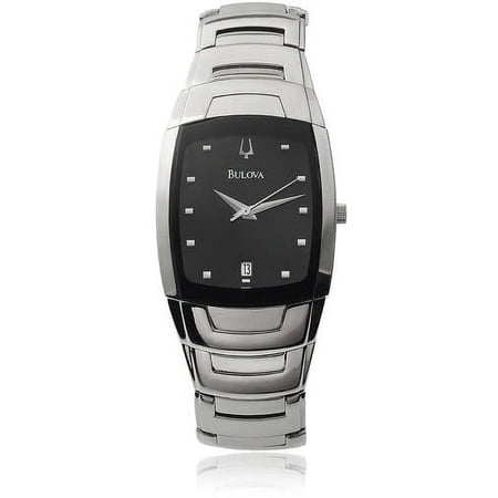 Bulova Men's Stainless Steel Link Watch