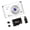 White, variant on YIGSECU 4K Digital Camera 6400W Pixeled 8X Zooming Featuring Night View Mode and 800mAh Rechargeable Battery for Outdoor