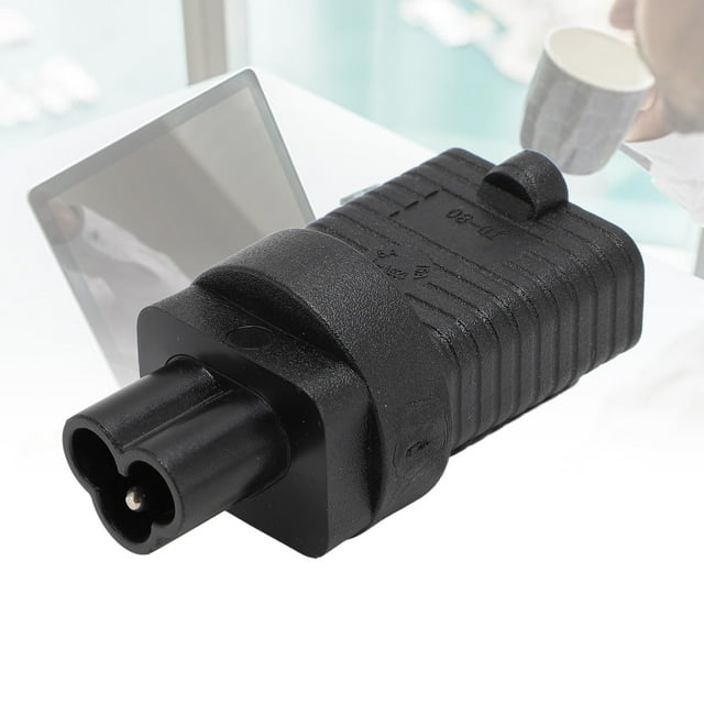 IEC320 C6 To Nema 5-15R Power Adapter, PVC Outer Cover C6 Male To 5-15R 3Pin Female Power Adapter 2Pcs for Server PDU
