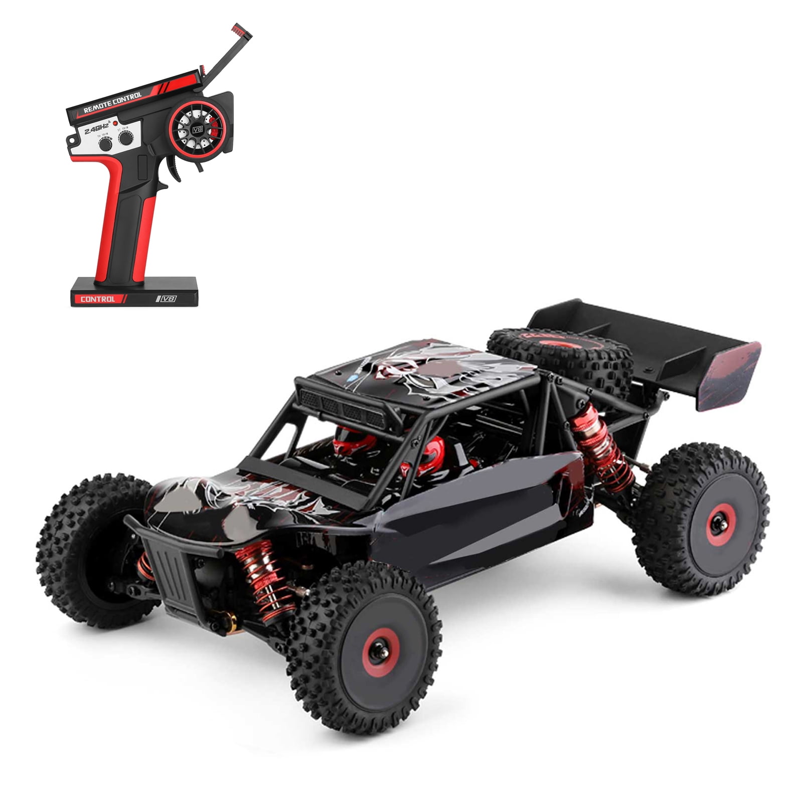 WLtoys 124016 Remote Control Car Off-Road High Speed Crawler 1/12 2.4GHz Race 75km/h 4WD RTR Metal Chassis