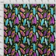thumbnail image 4 of oneOone Cotton Poplin Twill Black Fabric Beach Sewing Craft Projects Fabric Prints By Yard 56 Inch Wide, 4 of 4
