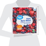 Great Value Triple Berry Blend 48 oz Frozen with Blueberries