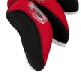 thumbnail image 6 of 10Pcs Neoprene Golf Iron Headcovers, Golf Club Head Cover, Men Women Irons Protector, Golf Accessories Fits All Brands Viewable Window Guard Red, 6 of 7