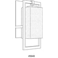 thumbnail image 2 of Progress Lighting Jack Collection 1-Light Outdoor Sconce, Porcelain, Textured Black, Etched Umber Flax Glass Shade, 2 of 2