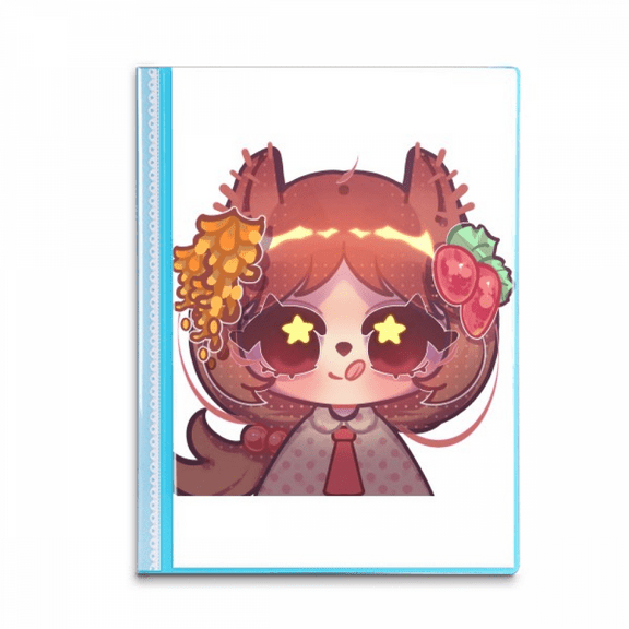 squirrel en chain flower Book Sheet Protectors Portfolio Binder Folder