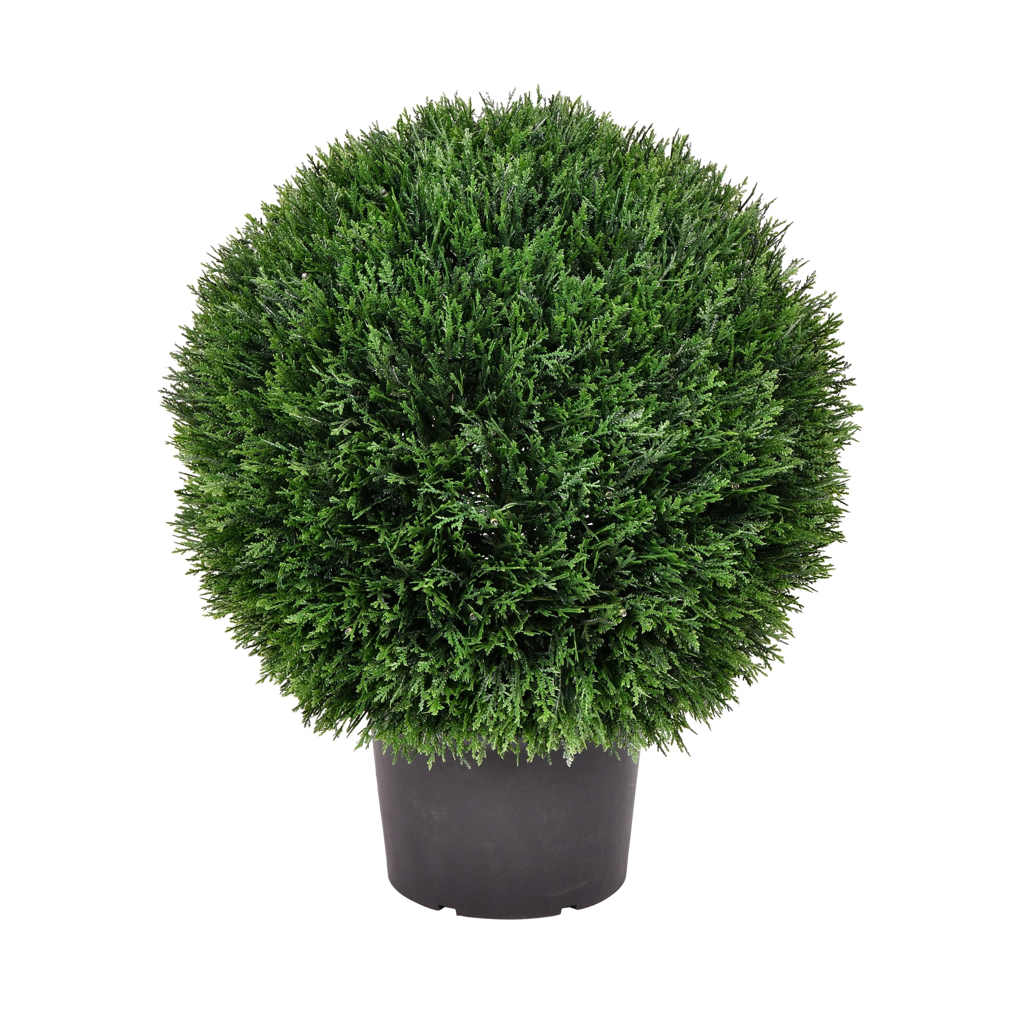 Vickerman 20" Artificial Green Cedar Ball._x000D_ Ball Diameter 20