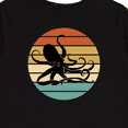 thumbnail image 4 of Inktastic Octopus Vintage Sunset Boys or Girls Long Sleeve Toddler T-Shirt, 4 of 5