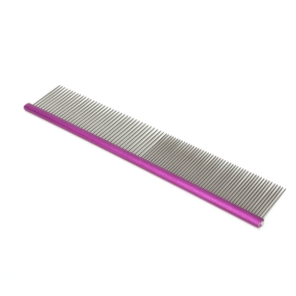 Pet Steel Comb Rounded Teeth Prevents Static Massages Skin Dog Grooming Tool for Long and Short Haired Breeds