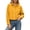 Yellow, variant on TEAJOPSUU Women's Crop Shirts Long Sleeve Button Down Collared Tops Relaxed Fit Casual Dressy Blouses Khaki