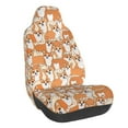 thumbnail image 1 of Wukai Corgi Animal Full Set Car Seat Covers with Soft Padding Universal Auto Front Seats Protector and Cushion Mat, 1 of 5