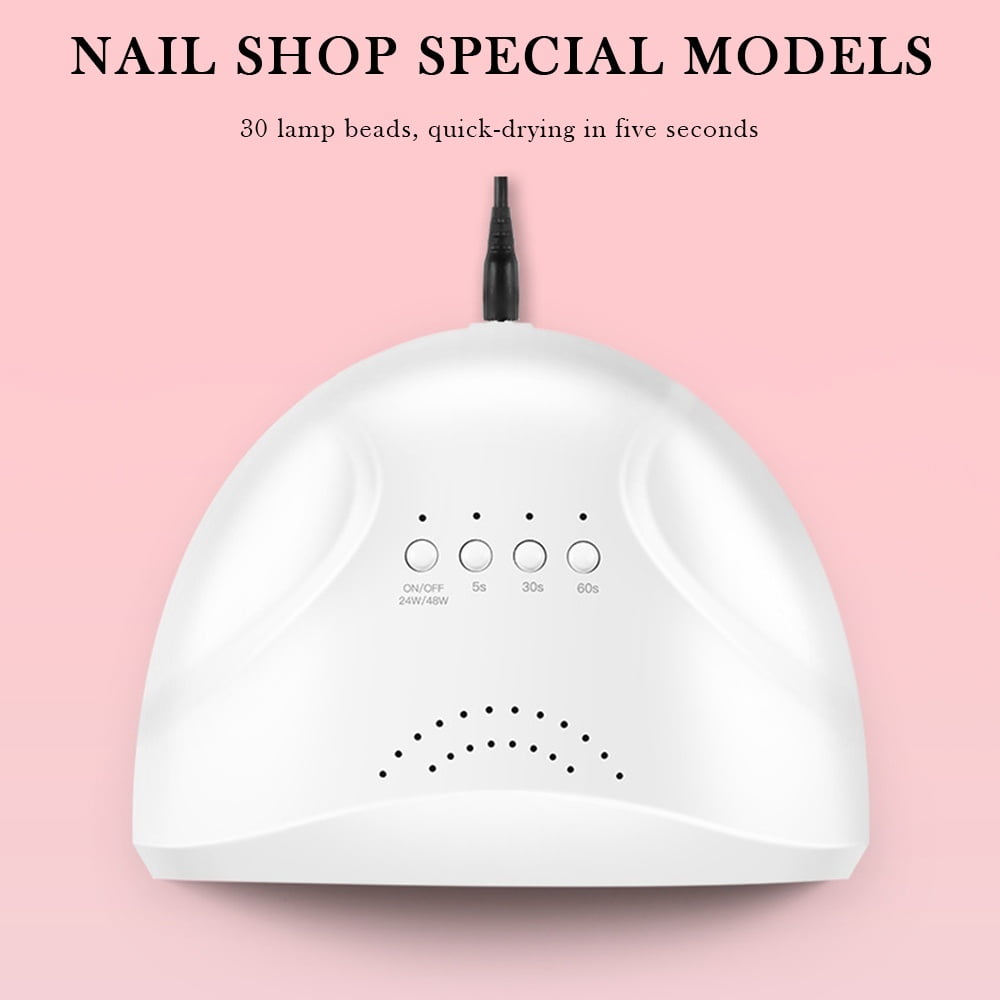 ODOMY 48W UV/LED Lamp Nail Dryer Timing Manicure Tool Beauty Nail Gel Lamp Curing For Nails EU Plug