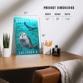 thumbnail image 4 of Bodega Bay, California, Harbor Seals (12x18 Aluminum Art, Indoor Outdoor Metal Sign Decor), 4 of 5