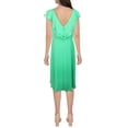 thumbnail image 3 of DKNY Womens Ruffled Calf Midi Dress, 3 of 3