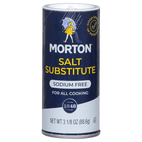 Pack Of 3 Morton Salt Substitute, 3.12 oz (Package May Vary)