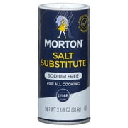 Pack Of 2 Morton Salt Substitute - 3.12 oz (Packaging May Vary)