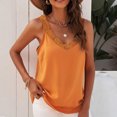 thumbnail image 3 of Chaleco ajustado para mujer, camiseta sin mangas de encaje para mujer, camiseta informal de verano, chaleco sin mangas para mujer, calidad superior, 3 of 6