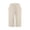 A1 Beige, variant on Women Linen Cotton Capri Trousers Summer Resort Wear Lightweight Wide Leg Knee Length Drawstring Waist Loose Fit Breathable Easy Care Bermuda Shorts Everyday Straight Leg Beige L