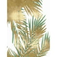 thumbnail image 3 of Miller, Melonie 12x14 Black Modern Framed Museum Art Print Titled - Palm Shadows Gold on Green II, 3 of 5