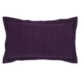 thumbnail image 4 of Better Trends 3-Piece King Bedspread Set 100% Cotton Chenille, Soft & Cozy Stripe Pattern, All-Season Bedding, Machine Washable (Plum) Jullian Collection, 4 of 6