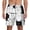White, variant on Doodle Cute Cat for Men's Swimming Trunks Swim Trunks Quick Dry Swim Shorts with Mesh Lining Funny Swimwear Bathing Suits