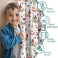 thumbnail image 3 of Blackout Kids Curtains,White Christmas Gnome Pattern Childrens Insulated Curtains Set Of 2,Bedroom Essentials,Toddler Room Decor 42"x63", 3 of 5